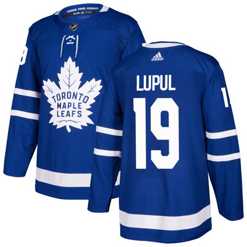 Adidas Maple Leafs #19 Joffrey Lupul Blue Home Authentic Stitched Youth NHL Jersey
